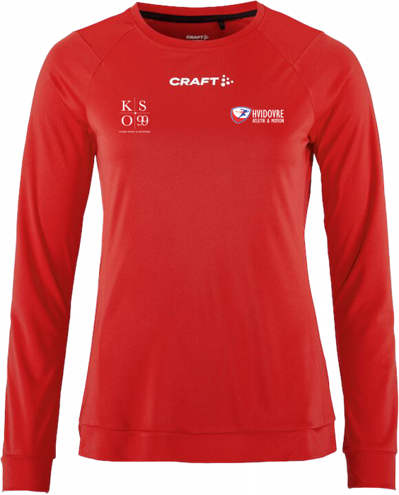 Craft - Hvam Langærmet T-Shirt Dame - Bright Red